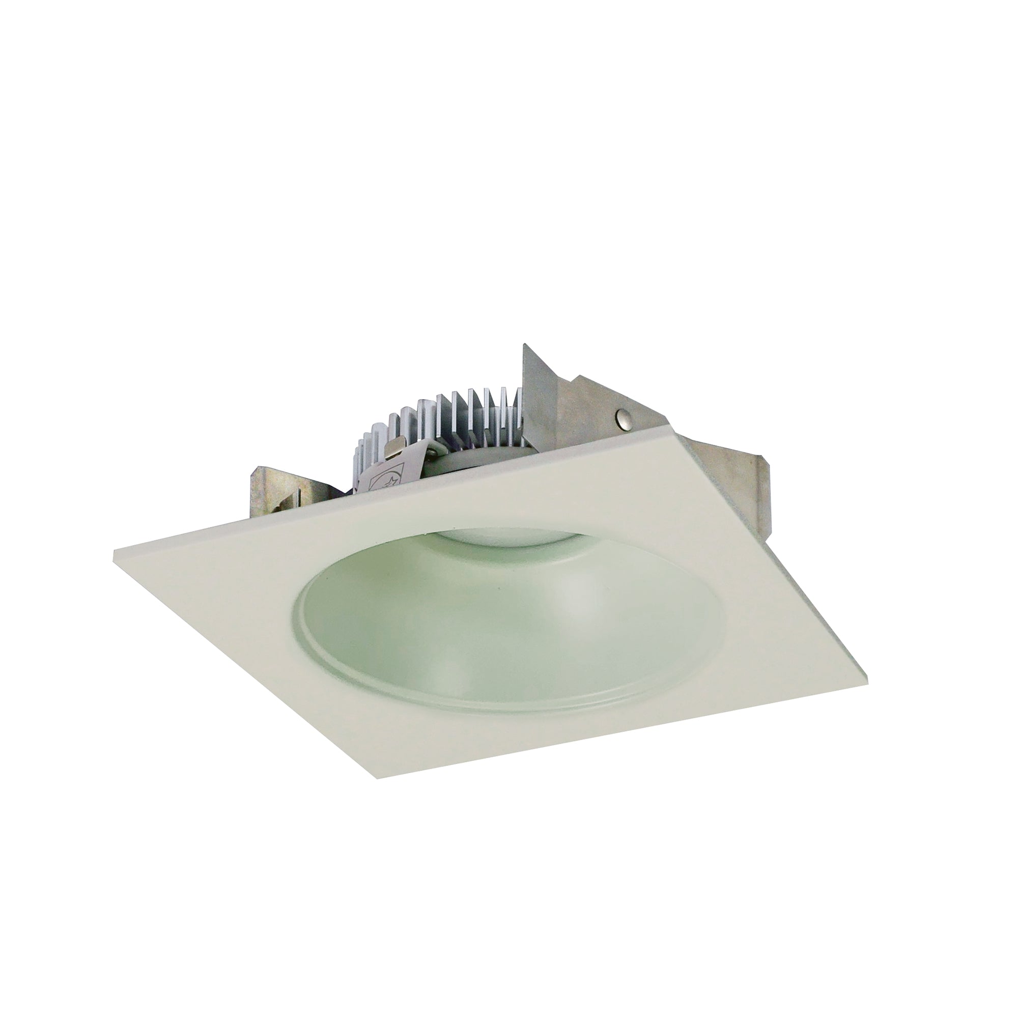 Nora Lighting NLCBS-4531235WW - Recessed - 4 Inch Cobalt Shallow High Lumen LED Trim, Square/Round Reflector, 1250lm, 3500K, White