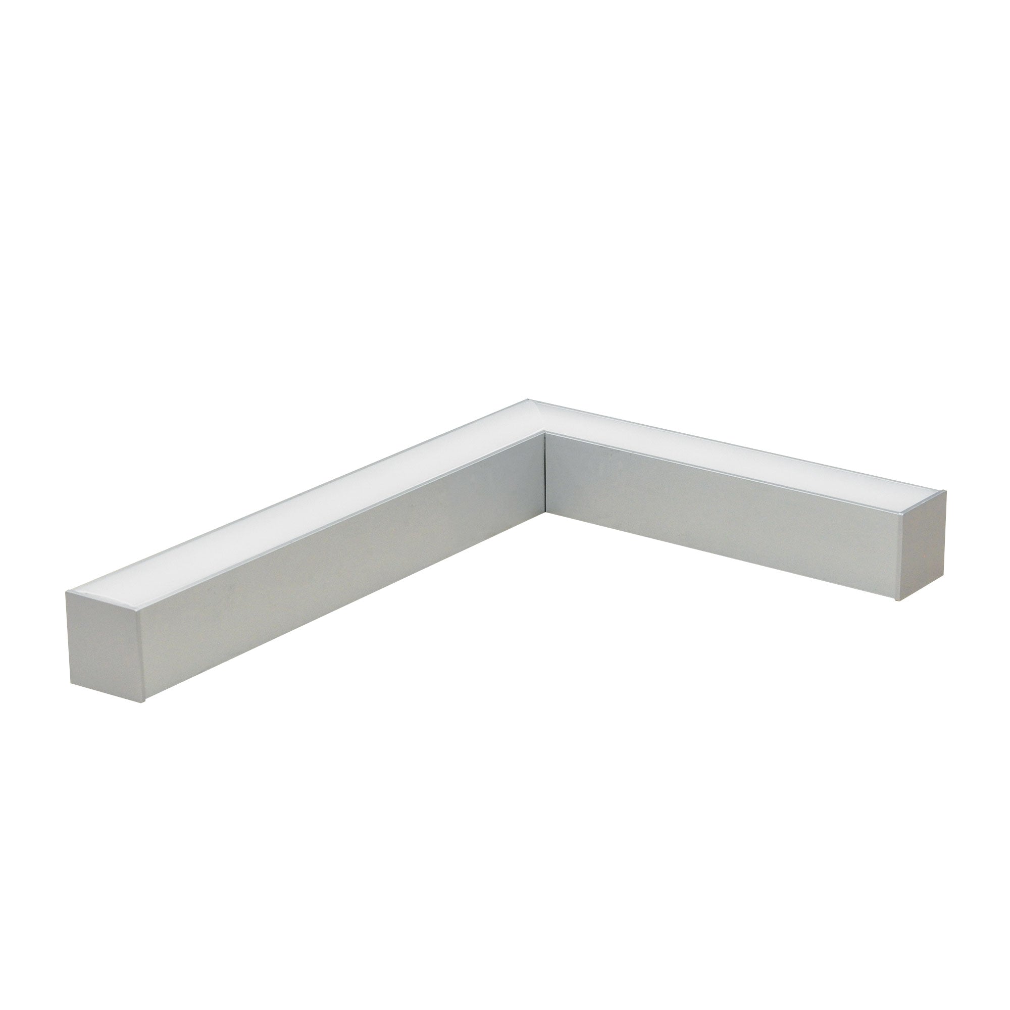 Nora Lighting NLIN-L1030A - Linear -  InchL Inch Shaped L-Line LED Direct Linear w/ Dedicated CCT, 3000lm / 3000K, Aluminum Finish