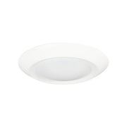 Nora Lighting NLOPAC-R6REGT2430W - Surface - 6 Inch Regressed AC Opal LED Surface Mount, 950lm / 13W, 3000K, White finish