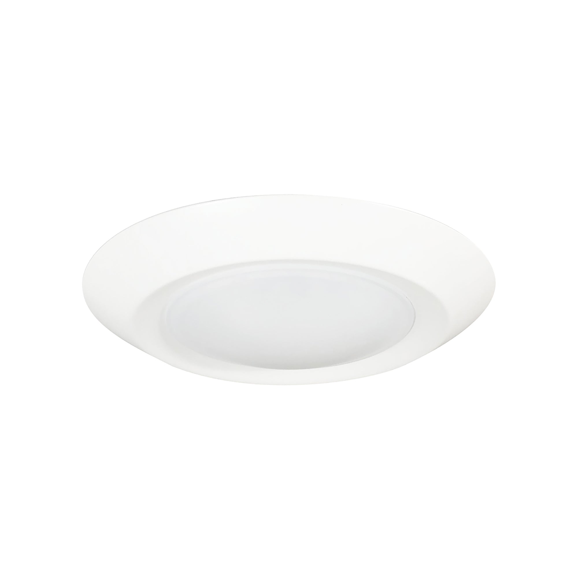 Nora Lighting NLOPAC-R6REGT2440W - Surface - 6 Inch Regressed AC Opal LED Surface Mount, 950lm / 13W, 4000K, White finish