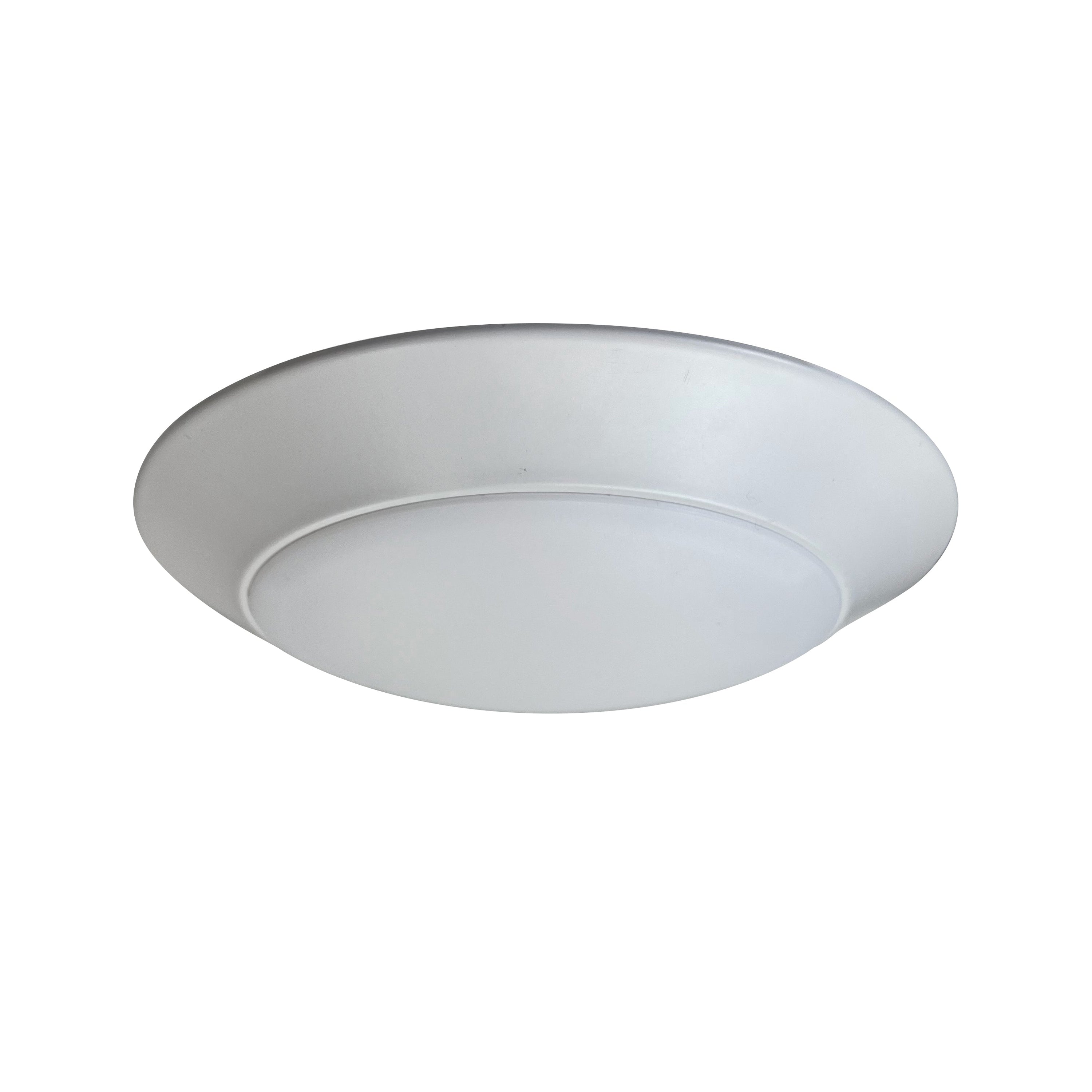 Nora Lighting NLOPAC-R6TWW - Surface - 6 Inch AC Opal LED Surface Mount, 1200lm / 16W, Selectable CCT, White finish
