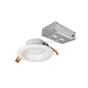 Nora Lighting NLTH-41TW-MPW - Recessed - 4 Inch Theia LED Downlight with Selectable CCT, 950lm / 10W, Matte Powder White Finish