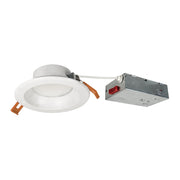 Nora Lighting NLTH-41TW-MPWLE4 - Recessed - 4 Inch Theia LED Downlight with Selectable CCT, 120-277V 0-10V, Matte Powder White Finish