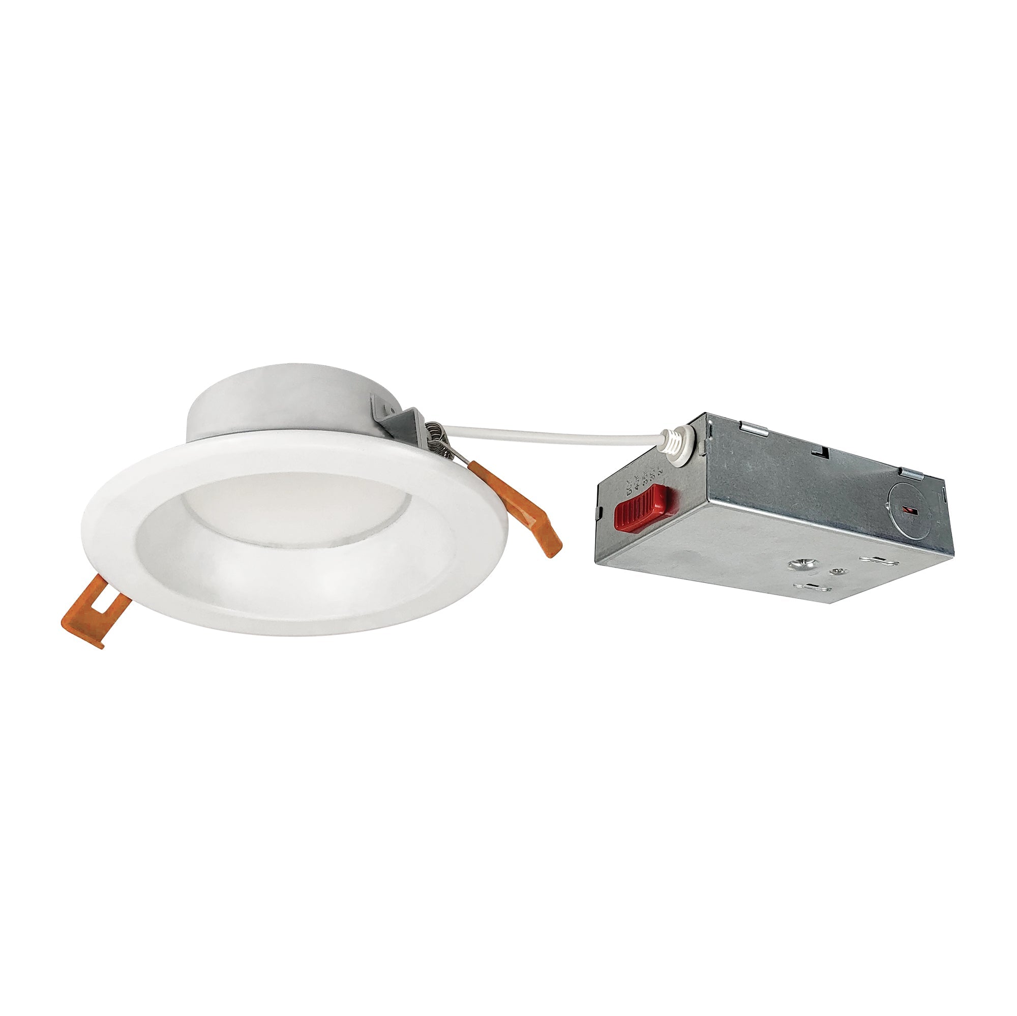 Nora Lighting NLTH-41TW-MPWLE4 - Recessed - 4 Inch Theia LED Downlight with Selectable CCT, 120-277V 0-10V, Matte Powder White Finish