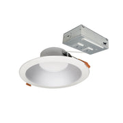 Nora Lighting NLTH-61TW-HZMPW - Recessed - 6 Inch Theia LED Downlight with Selectable CCT, 1400lm / 15W, Haze/Matte Powder White Finish