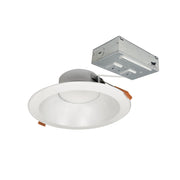 Nora Lighting NLTH-61TW-MPW - Recessed - 6 Inch Theia LED Downlight with Selectable CCT, 1400lm / 15W, Matte Powder White Finish
