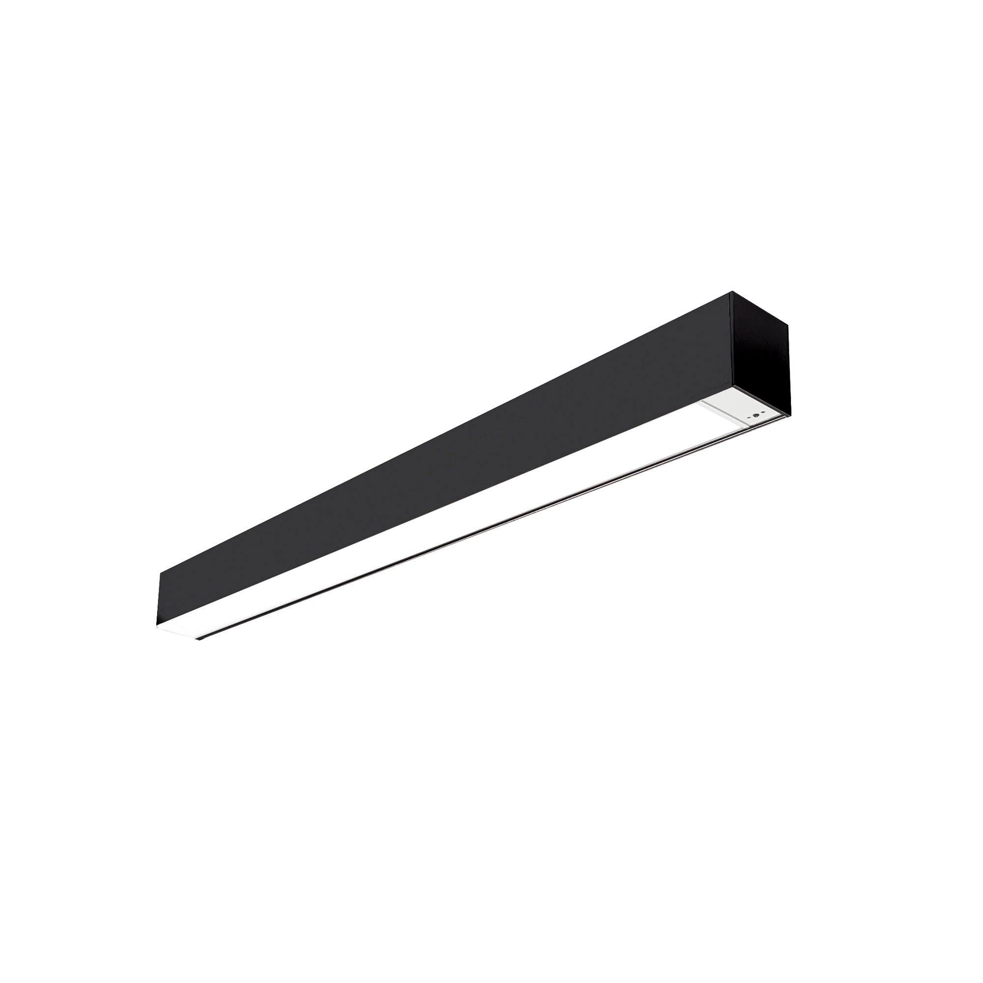 Nora Lighting NLUD-2334B/OS - Linear - 2' L-Line LED Indirect/Direct Linear, 3710lm / Selectable CCT, Black Finish, with Motion Sensor
