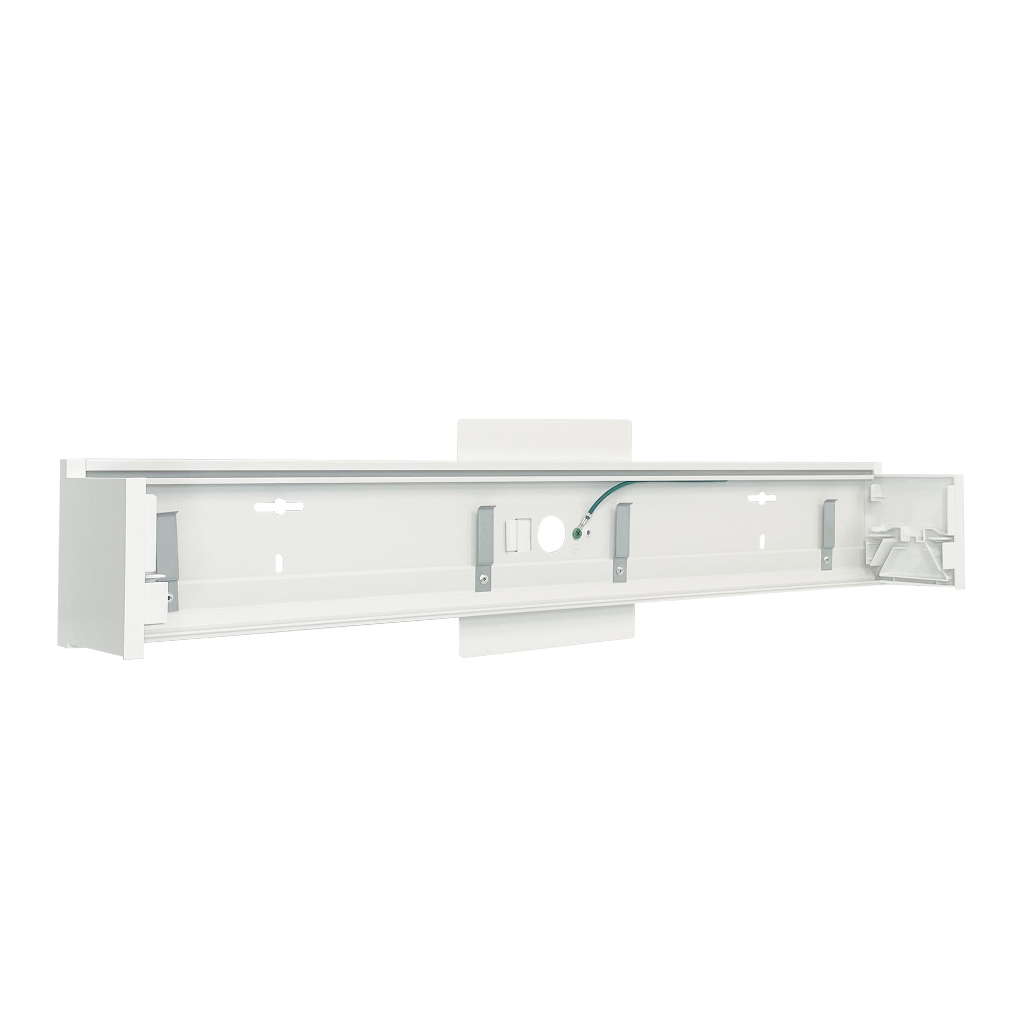 Nora Lighting NLUD-4WMW - Linear - 4' Wall Mount Kit for NLUD-4334, White Finish
