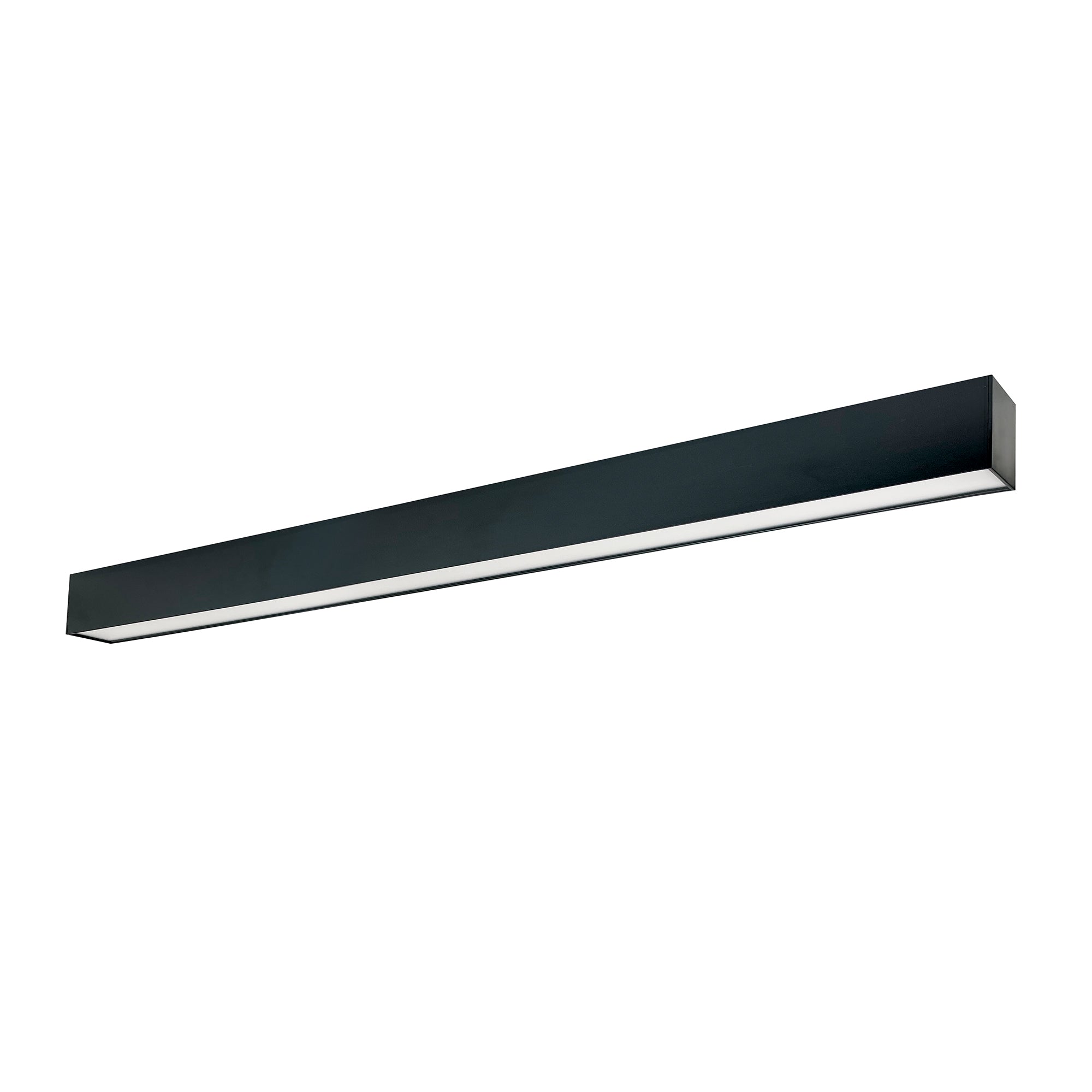 Nora Lighting NLUD-8334B - Linear - 8' L-Line LED Indirect/Direct Linear, 12304lm / Selectable CCT, Black Finish