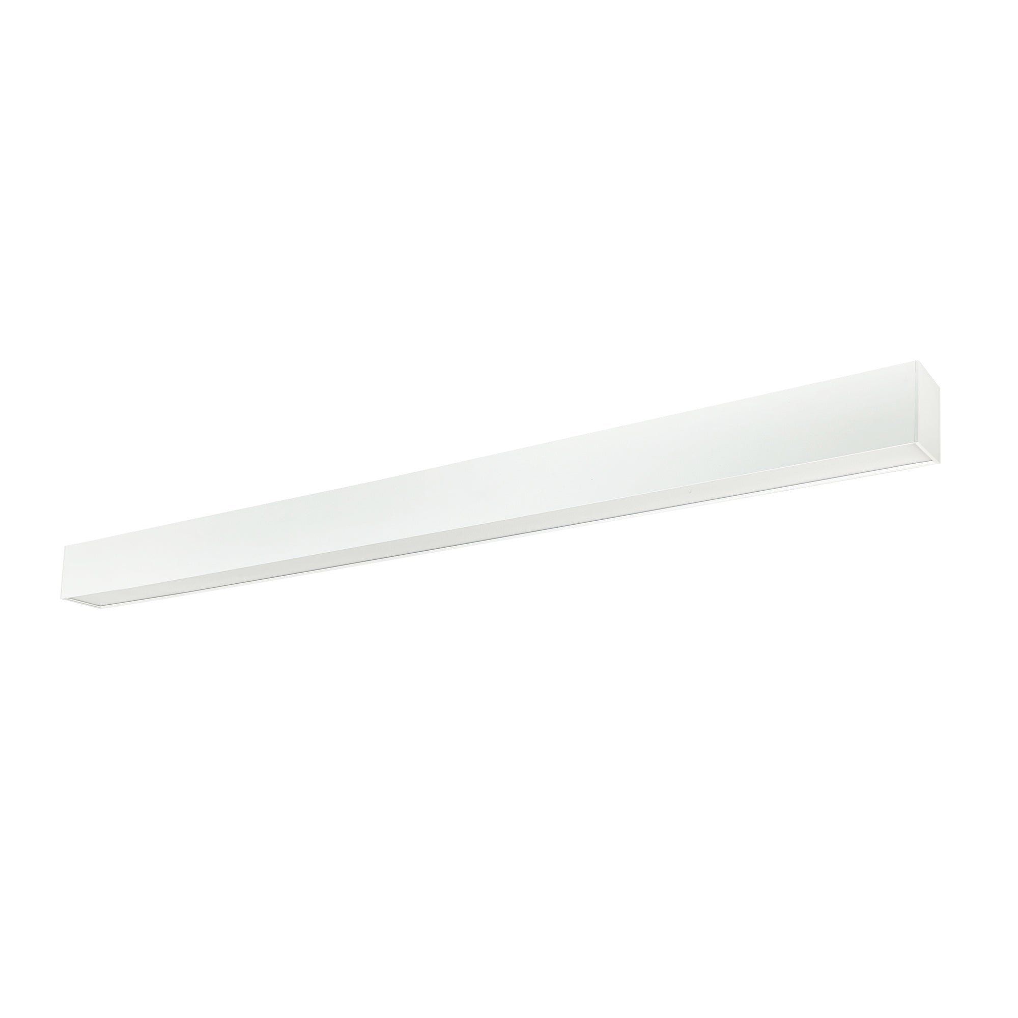 Nora Lighting NLUD-4334W/EM - Linear - 4' L-Line LED Indirect/Direct Linear, 6152lm / Selectable CCT, White Finish, with EM