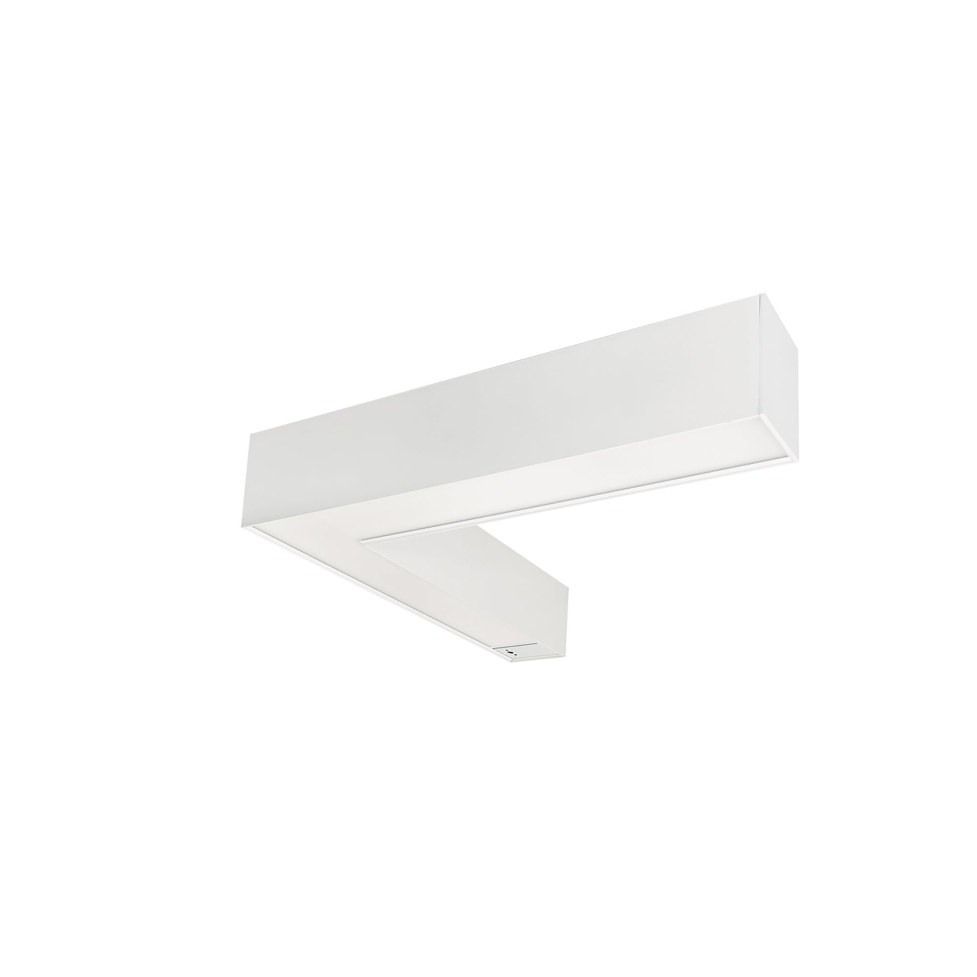 Nora Lighting NLUD-L334W/OS - Linear -  InchL Inch Shaped L-Line LED Indirect/Direct Linear, 3781lm / Selectable CCT, White Finish, with Motion Sensor