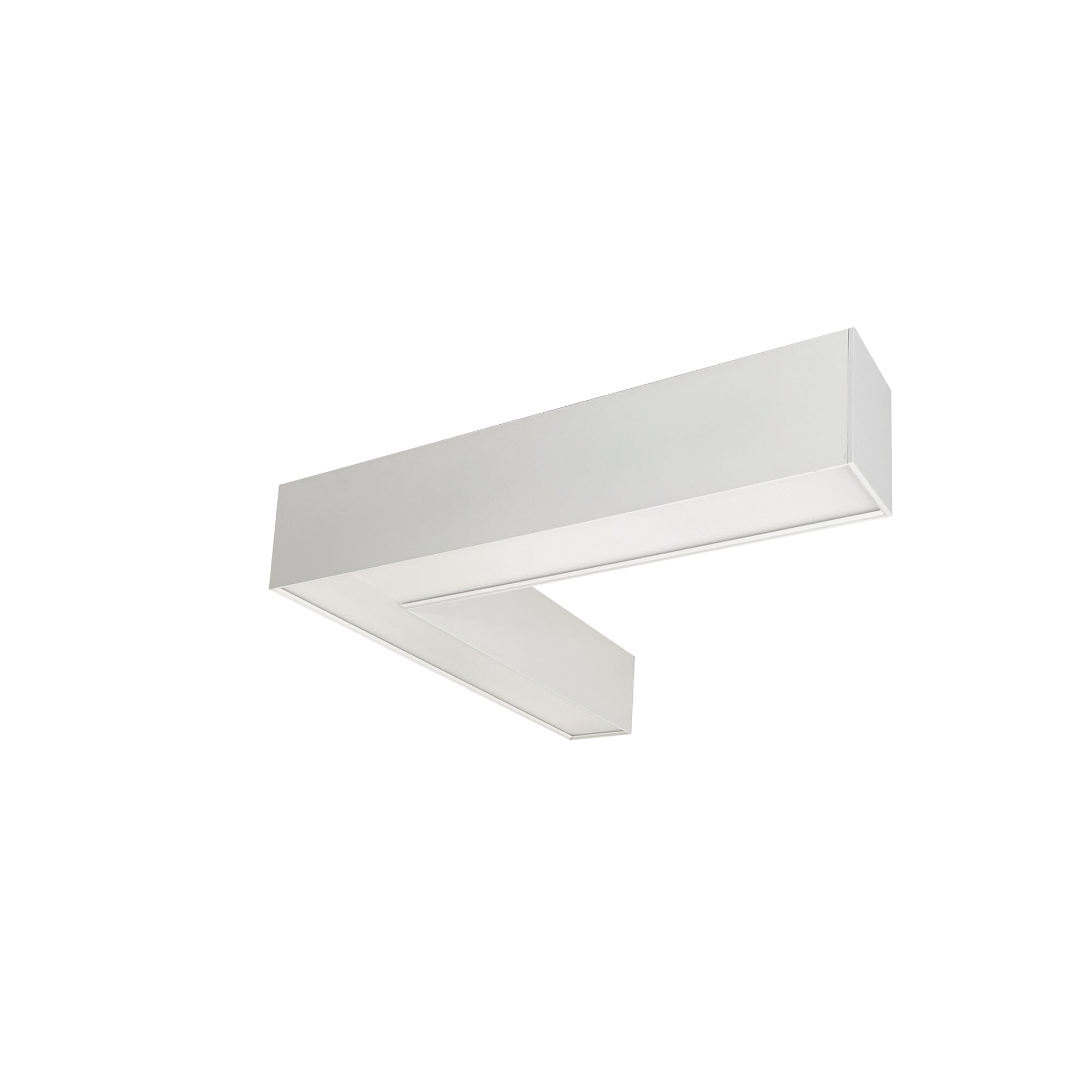 Nora Lighting NLUD-L334W - Linear -  InchL Inch Shaped L-Line LED Indirect/Direct Linear, 3781lm / Selectable CCT, White Finish