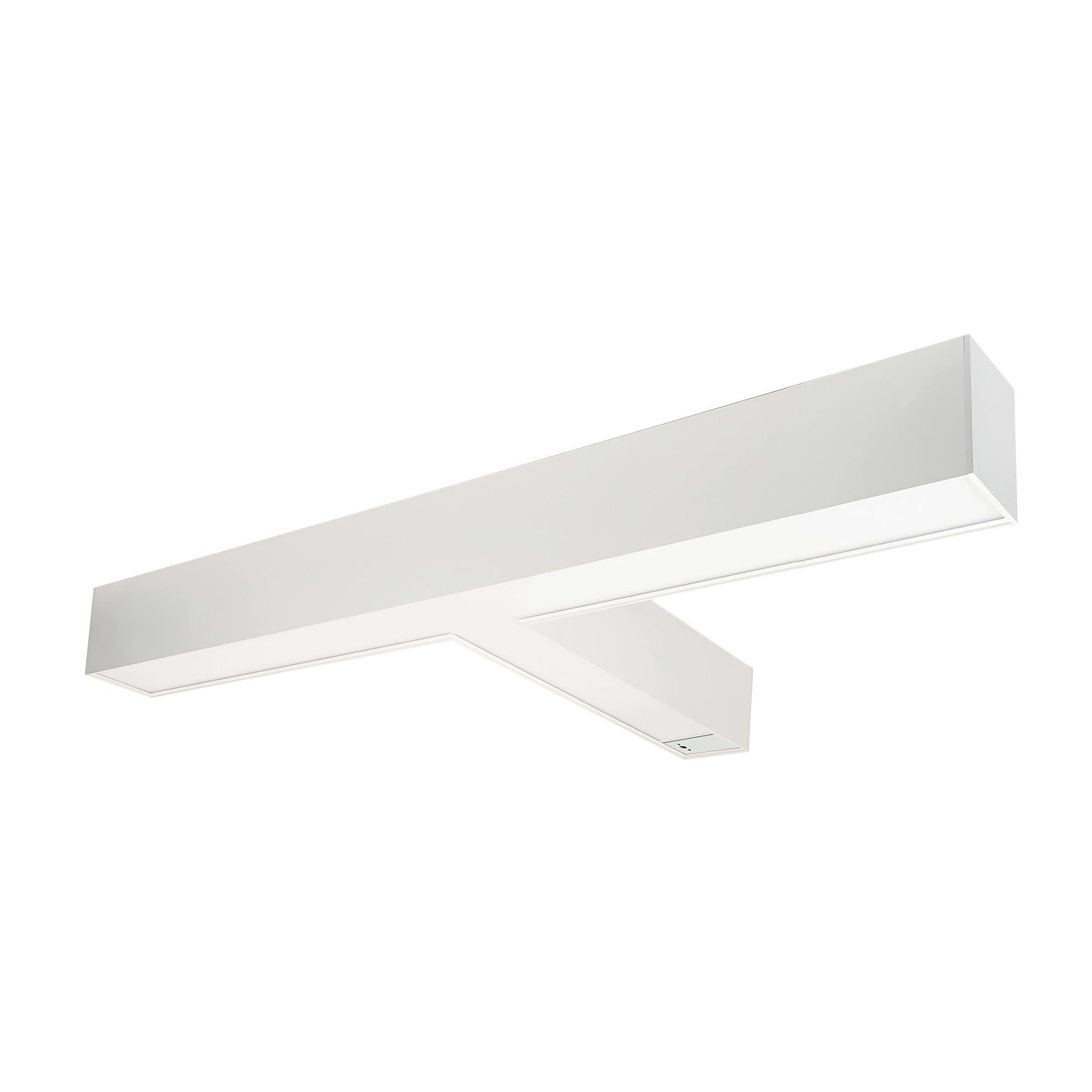 Nora Lighting NLUD-T334W/OS - Linear -  InchT Inch Shaped L-Line LED Indirect/Direct Linear, 5027lm / Selectable CCT, White Finish, with Motion Sensor