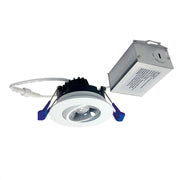 Nora Lighting NM2-2RG6027MPW - Recessed - 2 Inch M2 Round LED Adjustable Gimbal, 600lm / 8W, 2700K, 120V, Matte Powder White