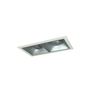 Nora Lighting NMIOT-12-MPW-AA-30X-10-HZ - Recessed - Iolite MLS 2-Head Trim Kit, MPW Flange, 3000K, 1000lm, Haze Adj. Snoot Trims