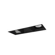 Nora Lighting NMIOTL-13-NF-FWW-35X-10-B - Recessed - Iolite MLS 3-Head Trimless Reflector Kit, 3500K, 1000lm, Black Fixed Downlt./Wall Wash Trims