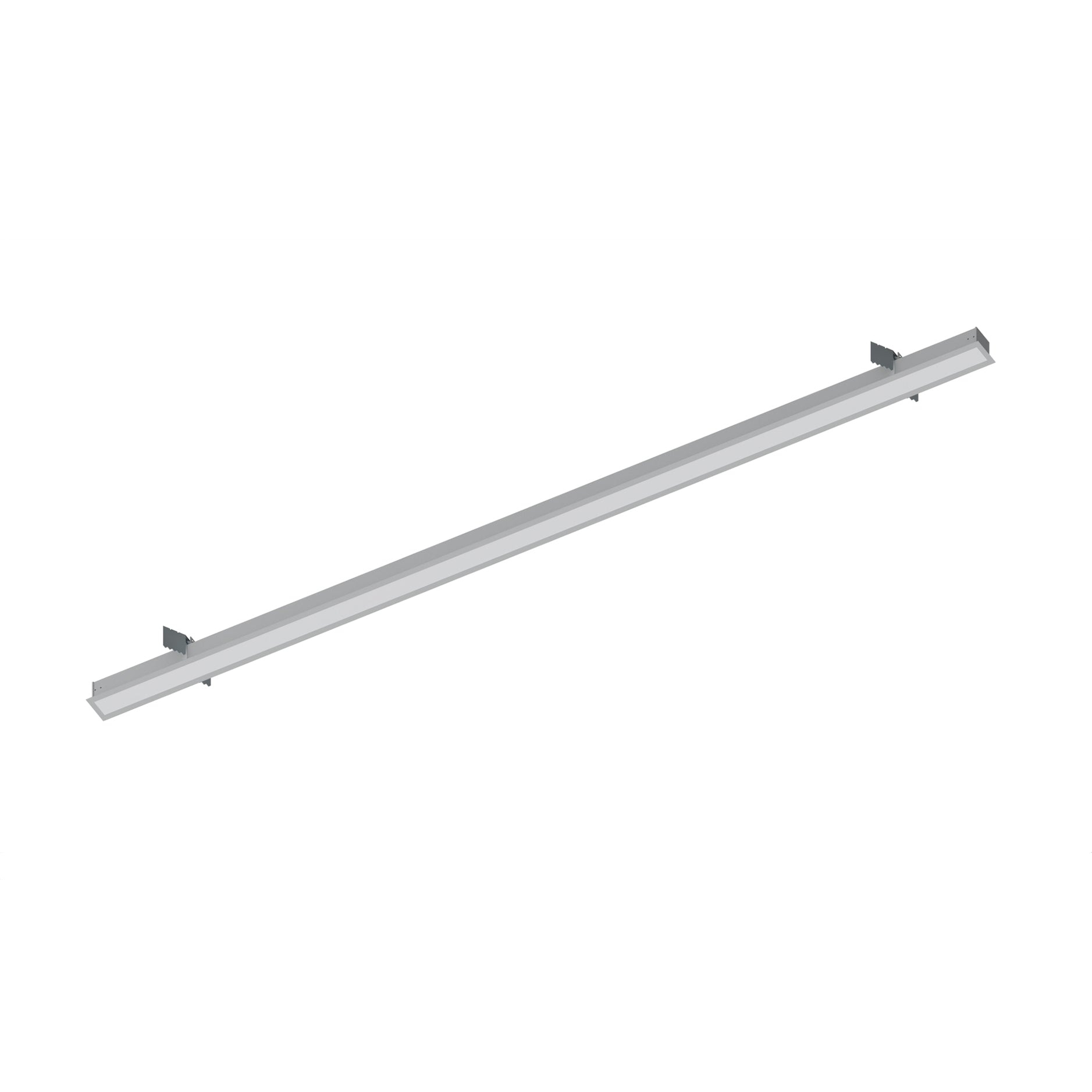 Nora Lighting NRLIN-81030A - Linear - 8' L-Line LED Recessed Linear, 8400lm / 3000K, Aluminum Finish