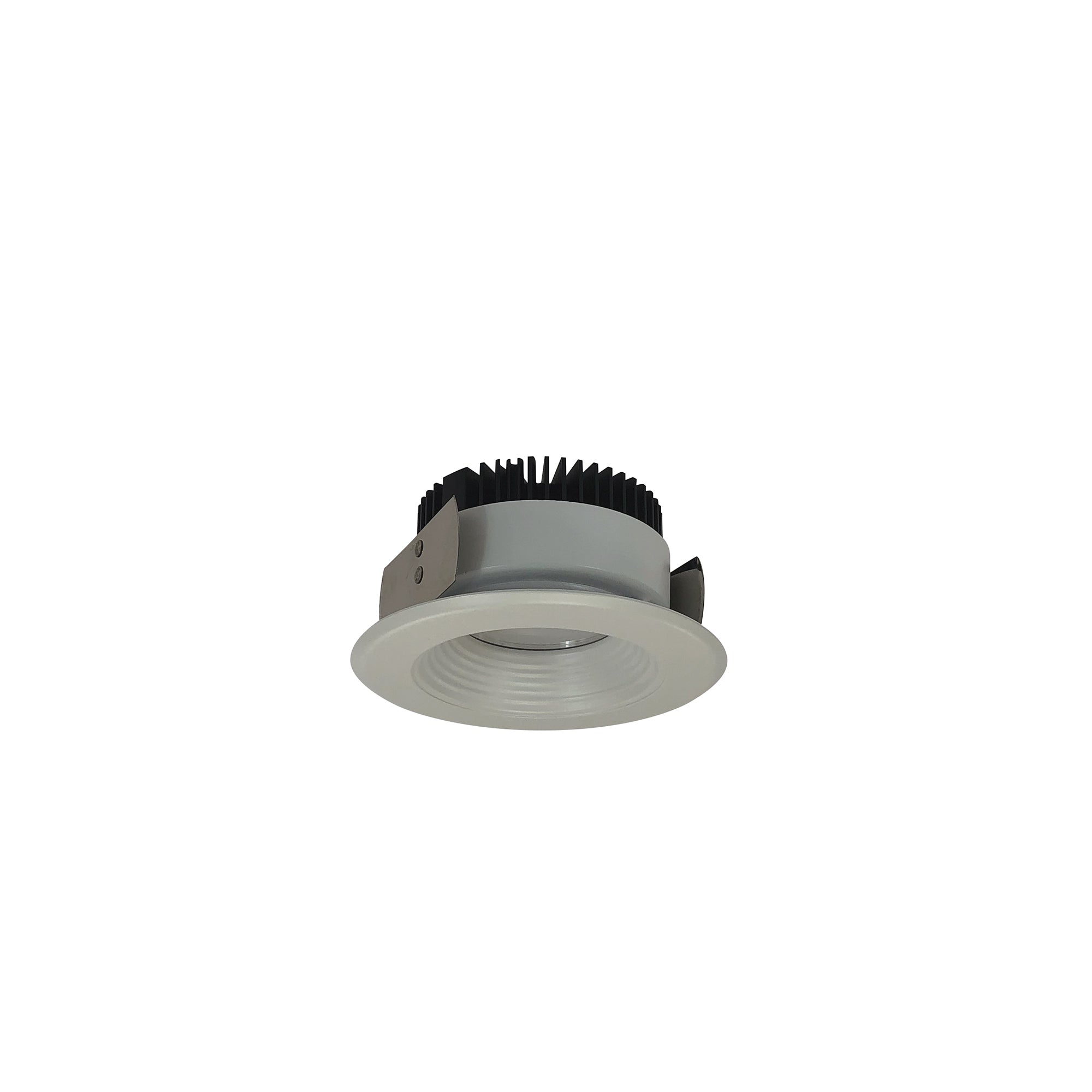 Nora Lighting NRM2-412L0940MWW - Recessed - 4 Inch Marquise II Trim, 900lm, 4000K, Medium Flood Baffle, White