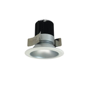Nora Lighting NRM2-511L2530FHZW - Recessed - 5 Inch Marquise II Round Reflector Trim, 80-Degrees Flood, 2500lm, 3000K, Haze/White