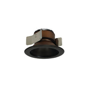Nora Lighting NRM2-512L0940MBZ - Recessed - 5 Inch Marquise II Trim, 900lm, 4000K, Medium Flood Baffle, Bronze