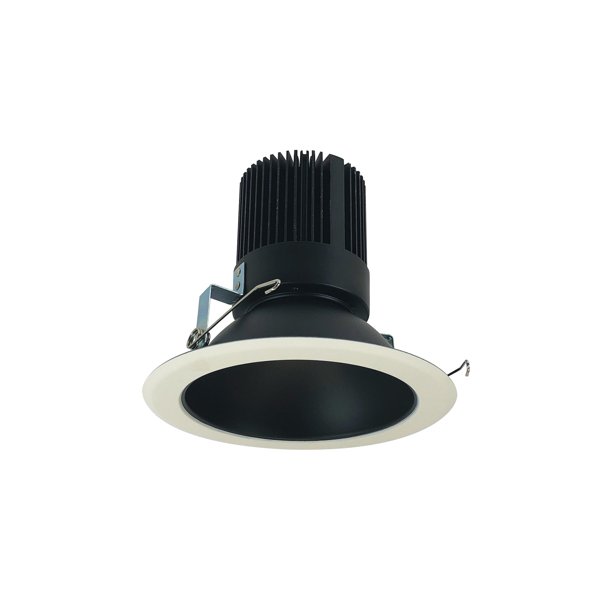 Nora Lighting NRM2-611L2027FBW - Recessed - 6 Inch Marquise II Trim, 2000lm, 2700K, Open Flood Reflector, Black/White