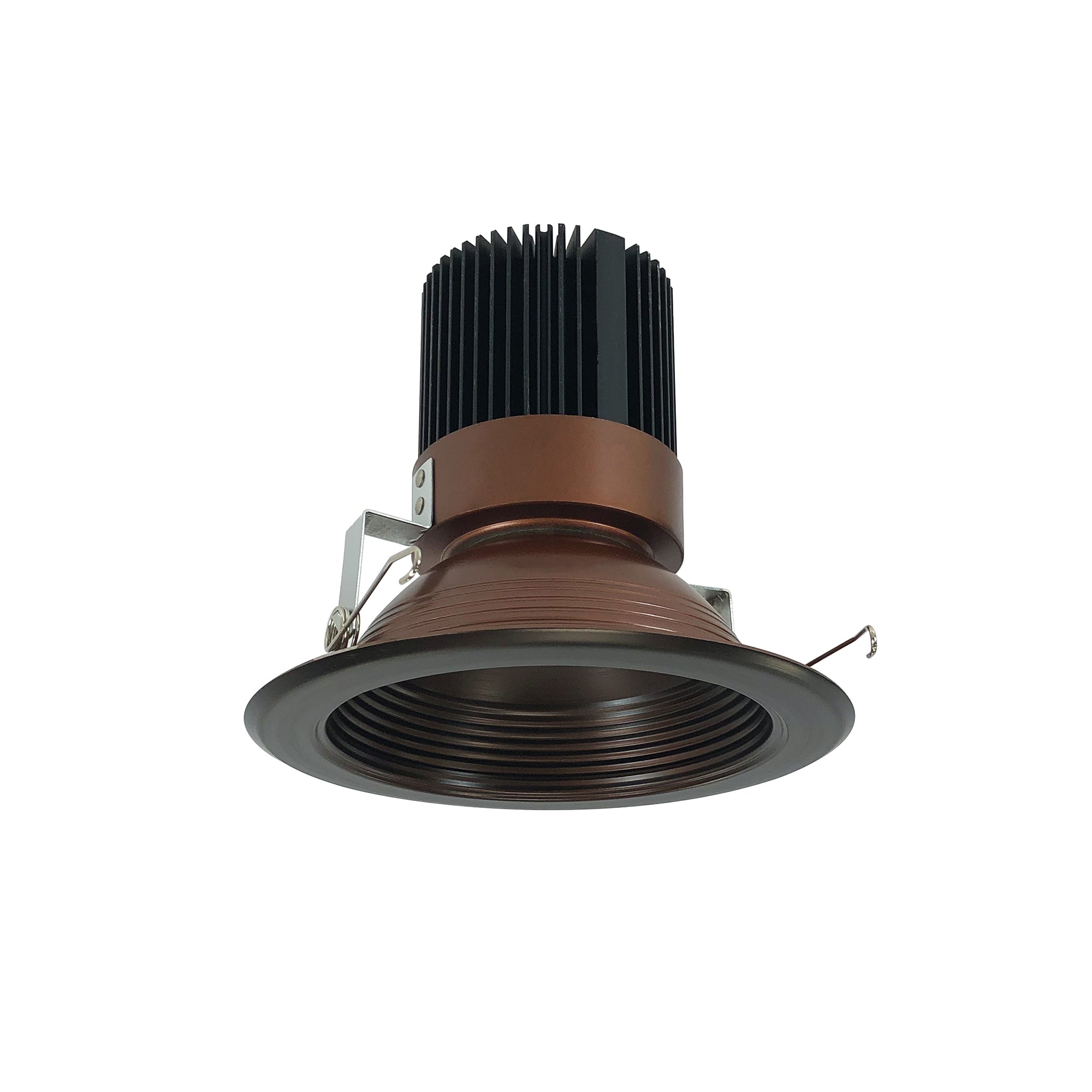 Nora Lighting NRM2-612L2530FBZ - Recessed - 6 Inch Marquise II Round Baffle, Flood, 2500lm, 3000K, Bronze (Available with Non-IC Housings Only)