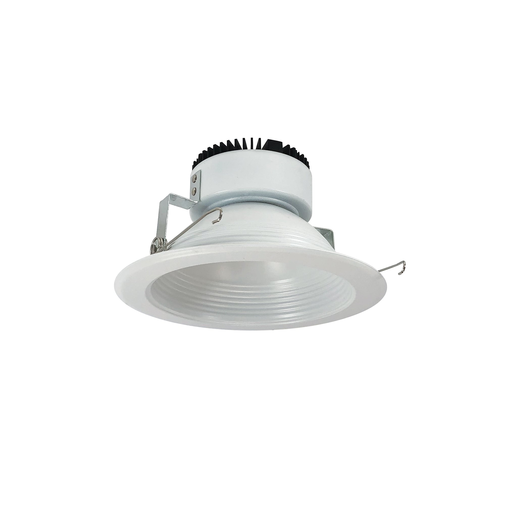Nora Lighting NRM2-612L2535MMPW - Recessed - 6 Inch Marquise II Round Baffle, Medium Flood, 2500lm, 3500K, Matte Powder White (Available with Non-IC Housings Only)