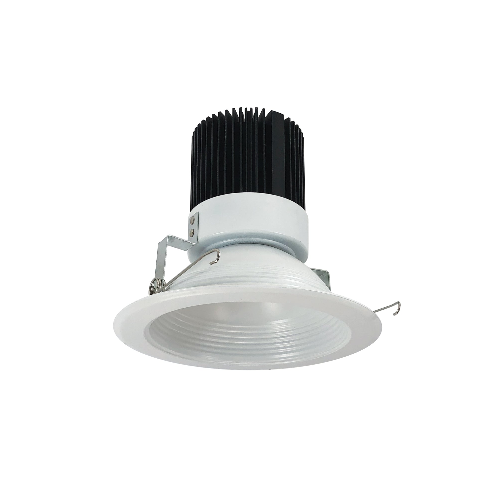 Nora Lighting NRM2-612L2030MMPW - Recessed - 6 Inch Marquise II Trim, 2000lm, 3000K, Medium Flood Baffle, Matte Powder White