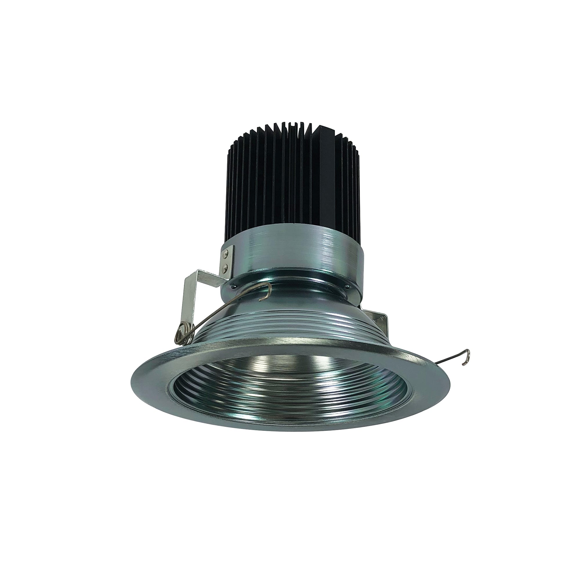 Nora Lighting NRM2-612L2030MNN - Recessed - 6 Inch Marquise II Trim, 2000lm, 3000K, Medium Flood Baffle, Natural Metal