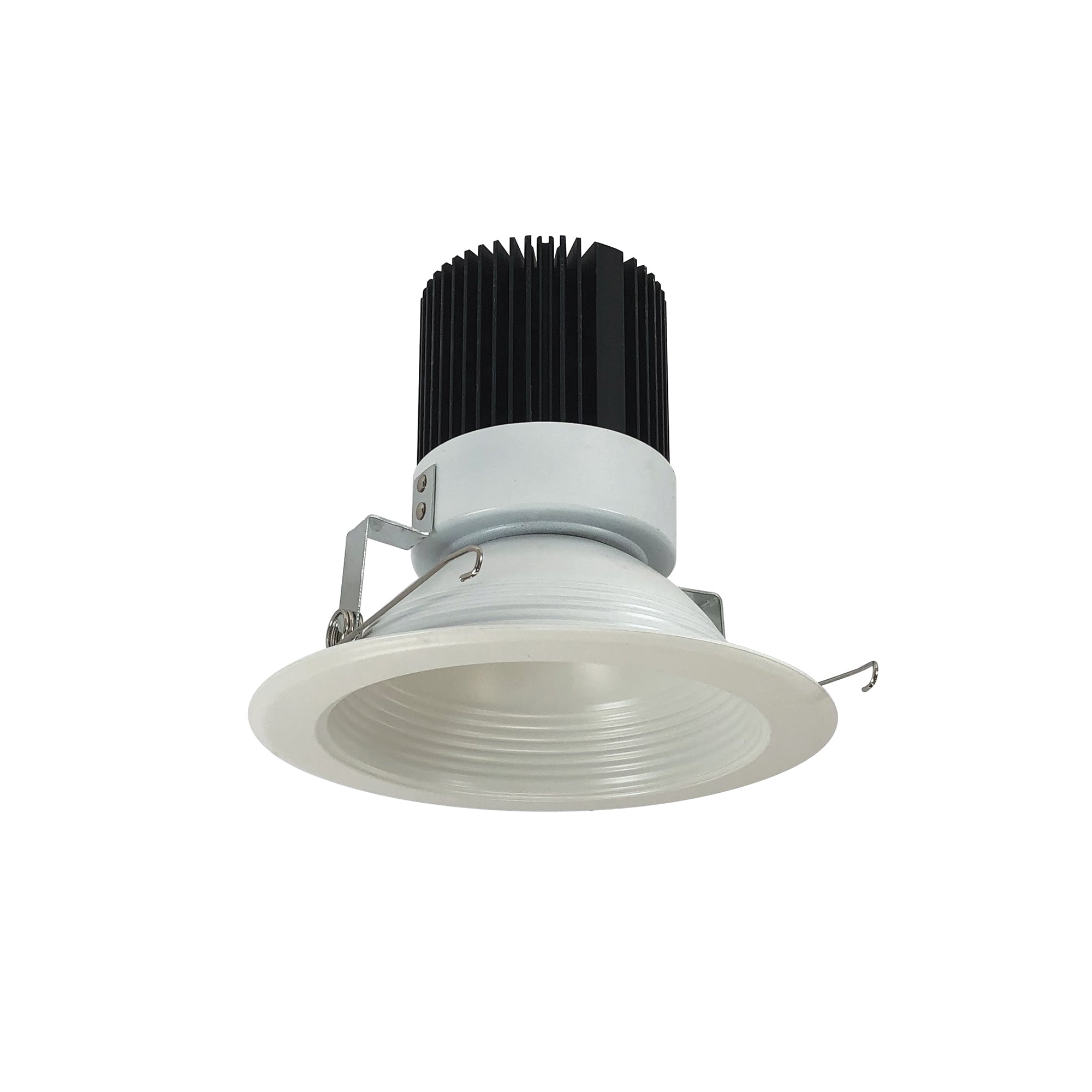 Nora Lighting NRM2-612L2535SMPW - Recessed - 6 Inch Marquise II Round Baffle, Spot, 2500lm, 3500K, Matte Powder White (Available with Non-IC Housings Only)