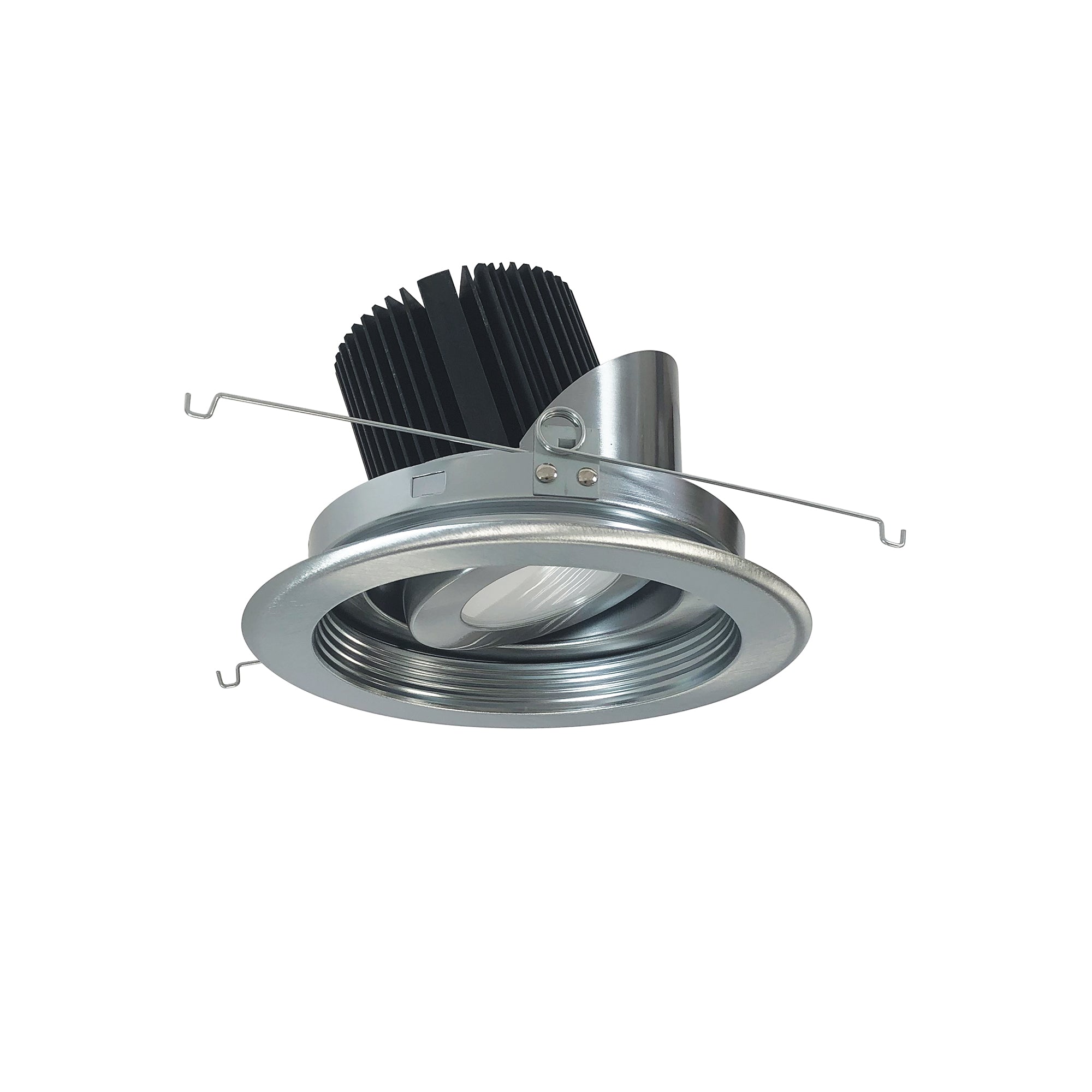 Nora Lighting NRM2-617L2527SNN - Recessed - 6 Inch Marquise II Round Regressed Adj. Baffle, Spot, 2500lm, 2700K, Natural Metal (Not Compatible with NHRM2-625 Housings)