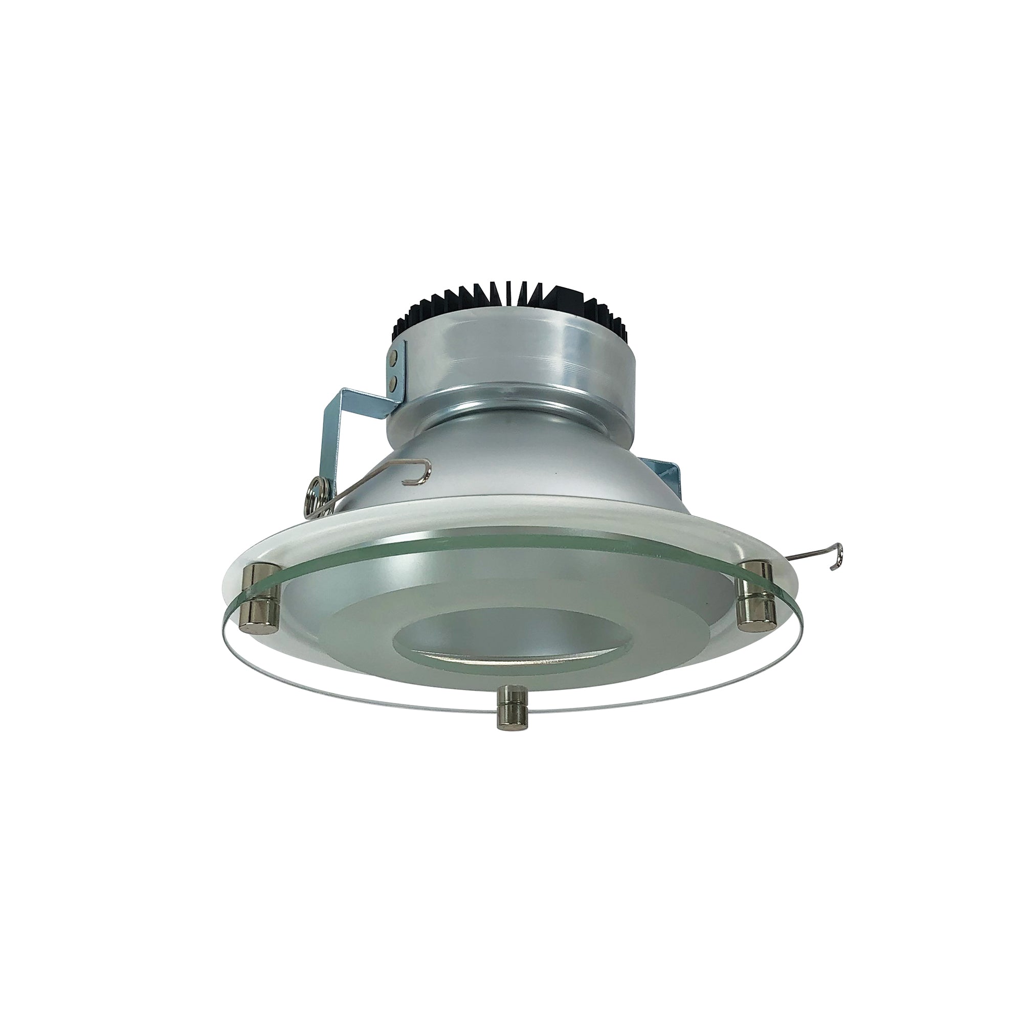Nora Lighting NRM2-618L2535FDW - Recessed - 6 Inch Marquise II Deco Glass Reflector, Flood, 2500lm, 3500K, Diffused Clear/White (Available with Non-IC Housings Only)
