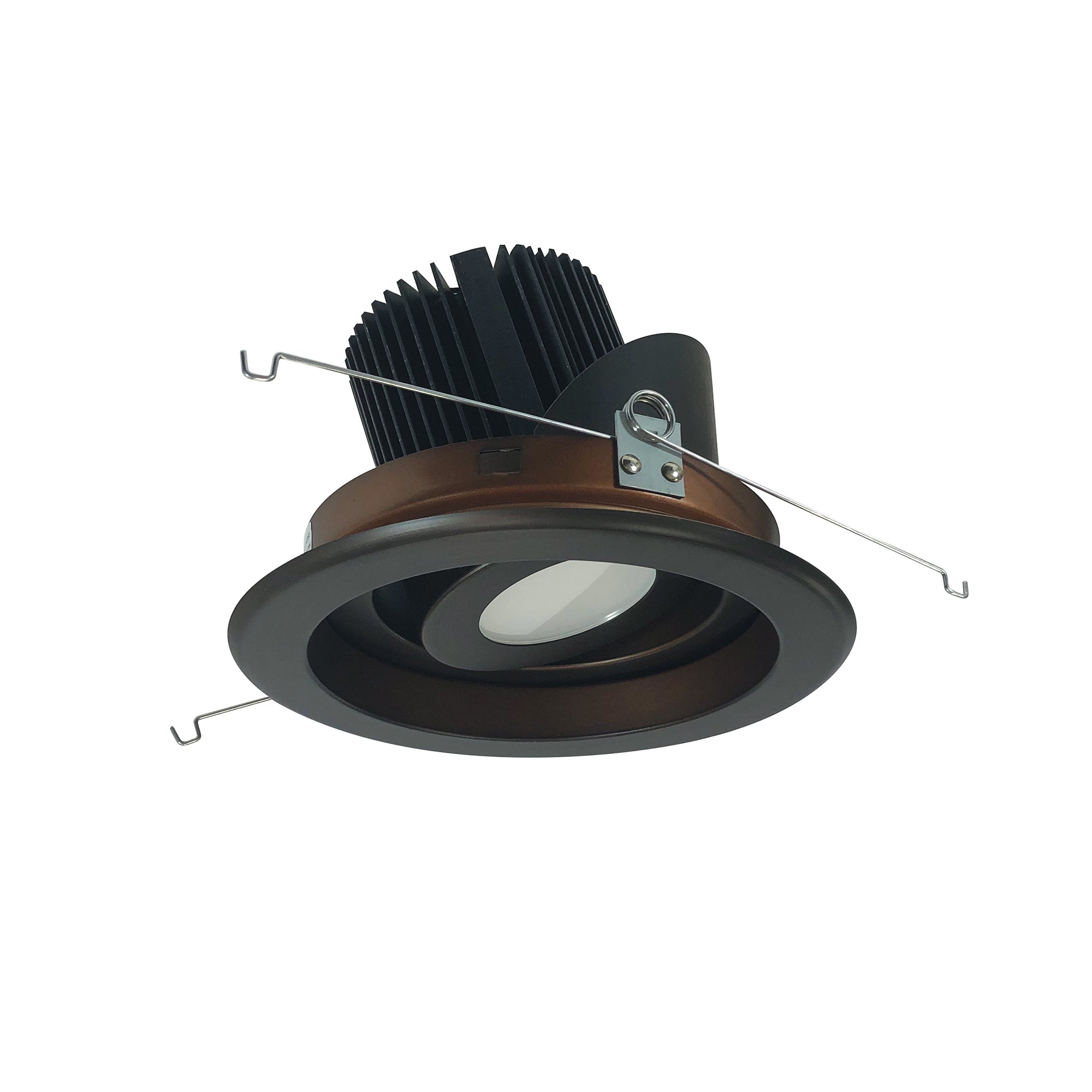 Nora Lighting NRM2-619L2540SBZ - Recessed - 6 Inch Marquise II Round Regressed Adj. Reflector, Spot, 2500lm, 4000K, Bronze (Not Compatible with NHRM2-625 Housings)