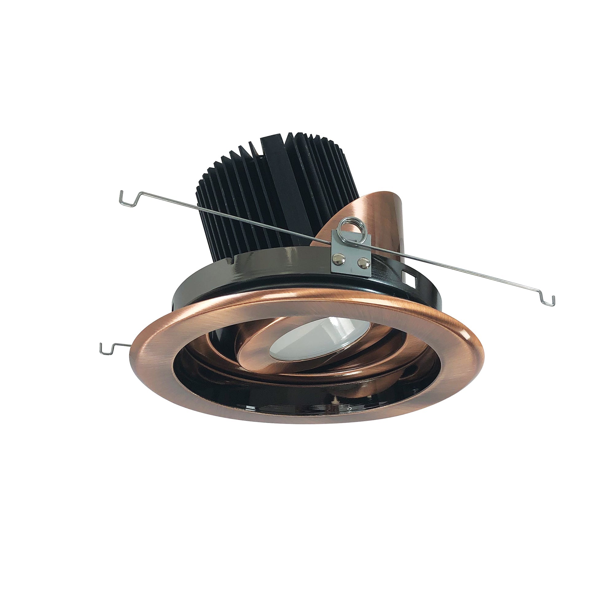 Nora Lighting NRM2-619L2535MCO - Recessed - 6 Inch Marquise II Round Regressed Adj. Reflector, Medium Flood, 2500lm, 3500K, Copper (Not Compatible with NHRM2-625 Housings)