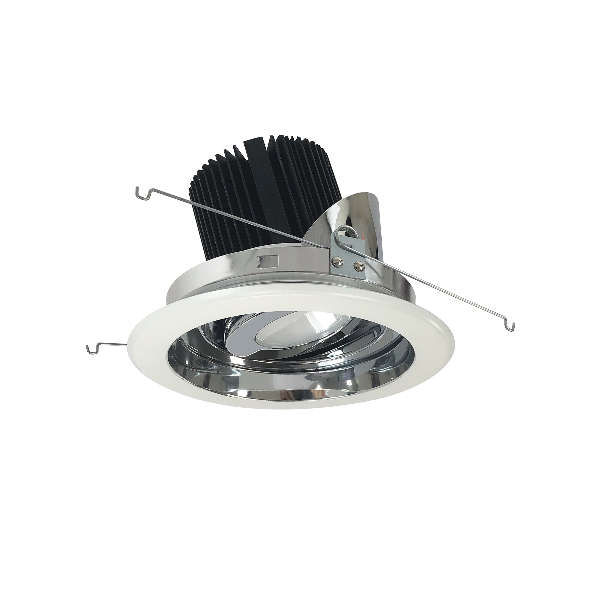 Nora Lighting NRM2-619L2540MCW - Recessed - 6 Inch Marquise II Round Regressed Adj. Reflector, Medium Flood, 2500lm, 4000K, Specular Clear/White (Not Compatible with NHRM2-625 Housings)