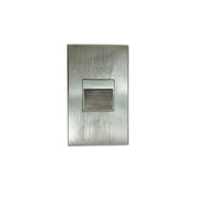 Nora Lighting NSW-720/40BN - Step Light - Ari LED Step Light w/ Interchangeable Horizontal and Vertical Face Plates, 47lm / 2.5W, 4000K, Brushed Nickel Finish