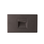 Nora Lighting NSW-720/40DBZ - Step Light - Ari LED Step Light w/ Interchangeable Horizontal and Vertical Face Plates, 47lm / 2.5W, 4000K, Deep Bronze Finish