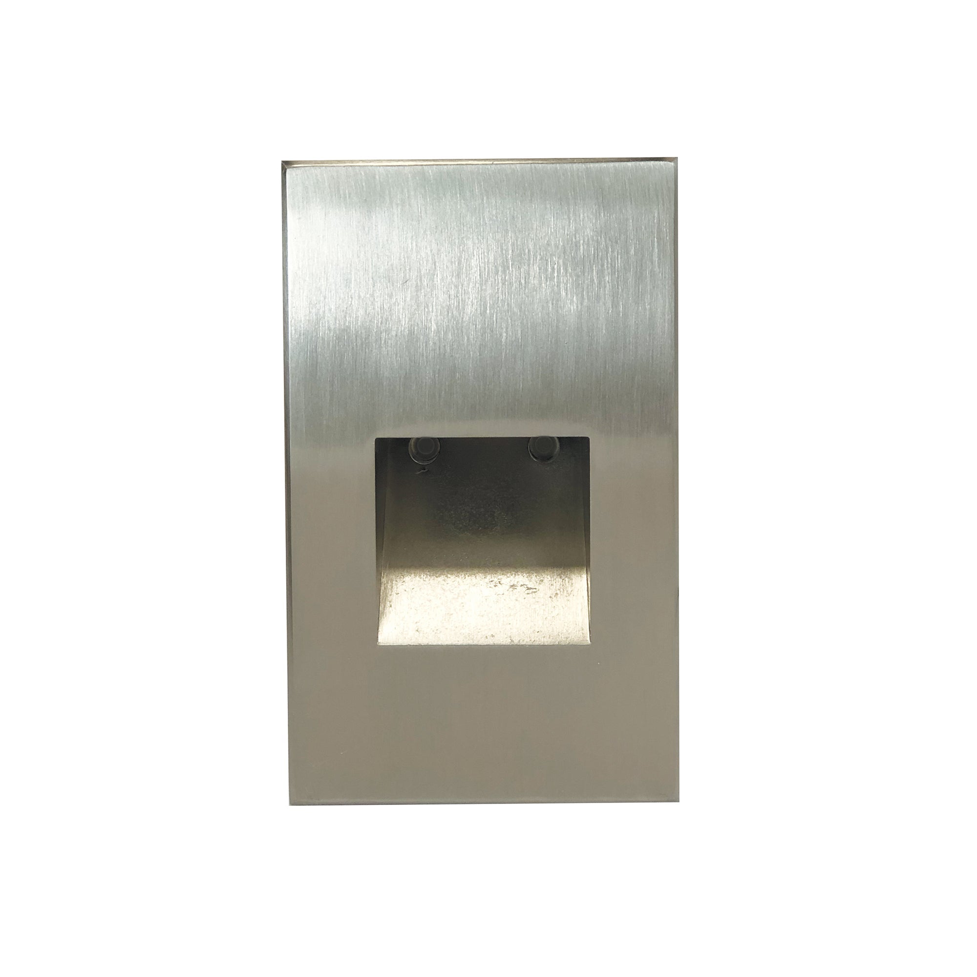 Nora Lighting NSW-730/30BN - Step Light - Ari LED Step Light w/ Vertical Wall Wash Face Plate, 37lm / 2.5W, 3000K, Brushed Nickel Finish