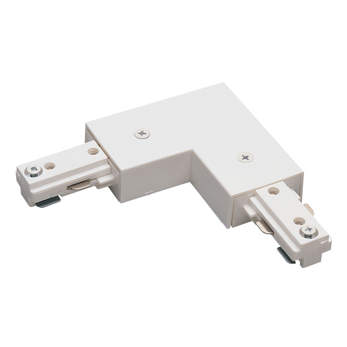 Nora Lighting NT-2313W - Track - L Connector, 2 Circuit Track Left or Right Polarity, White
