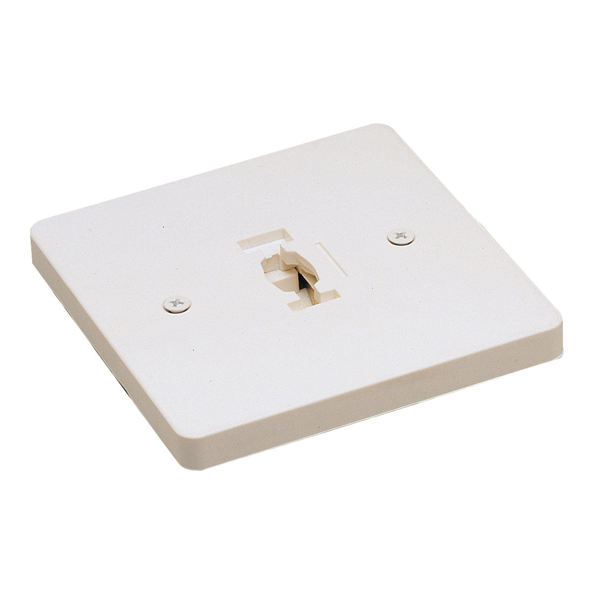 Nora Lighting NT-319W - Track - Monopoint Canopy Feed, 1 Circuit Track, Line Voltage, White