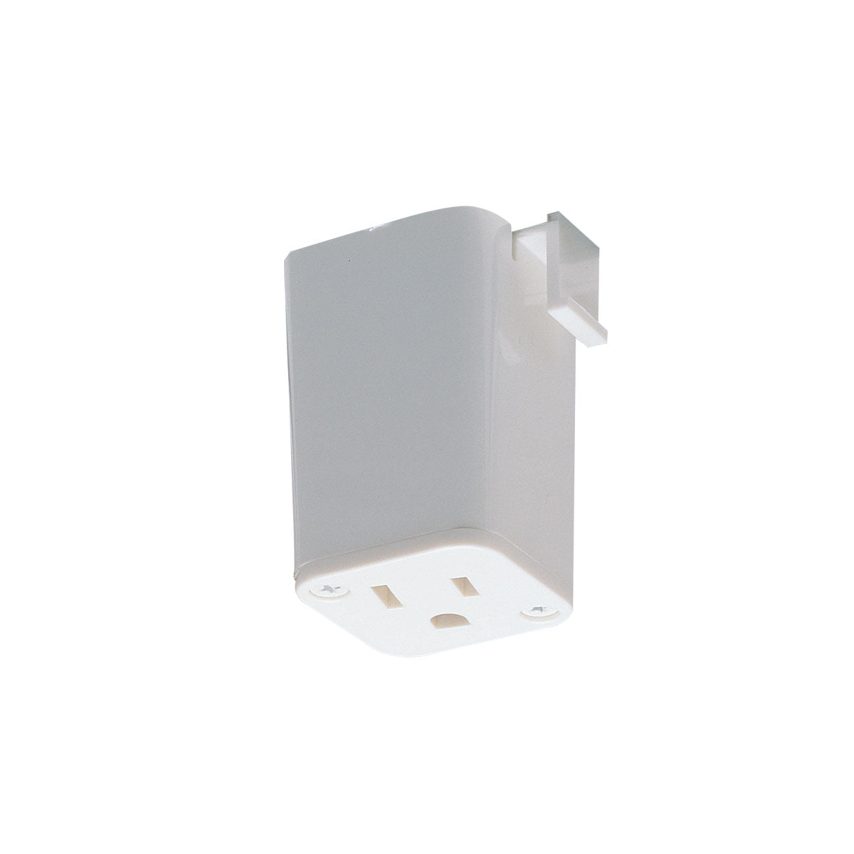 Nora Lighting NT-327W - Track - Outlet Adaptor, 1 or 2 circuit track, White