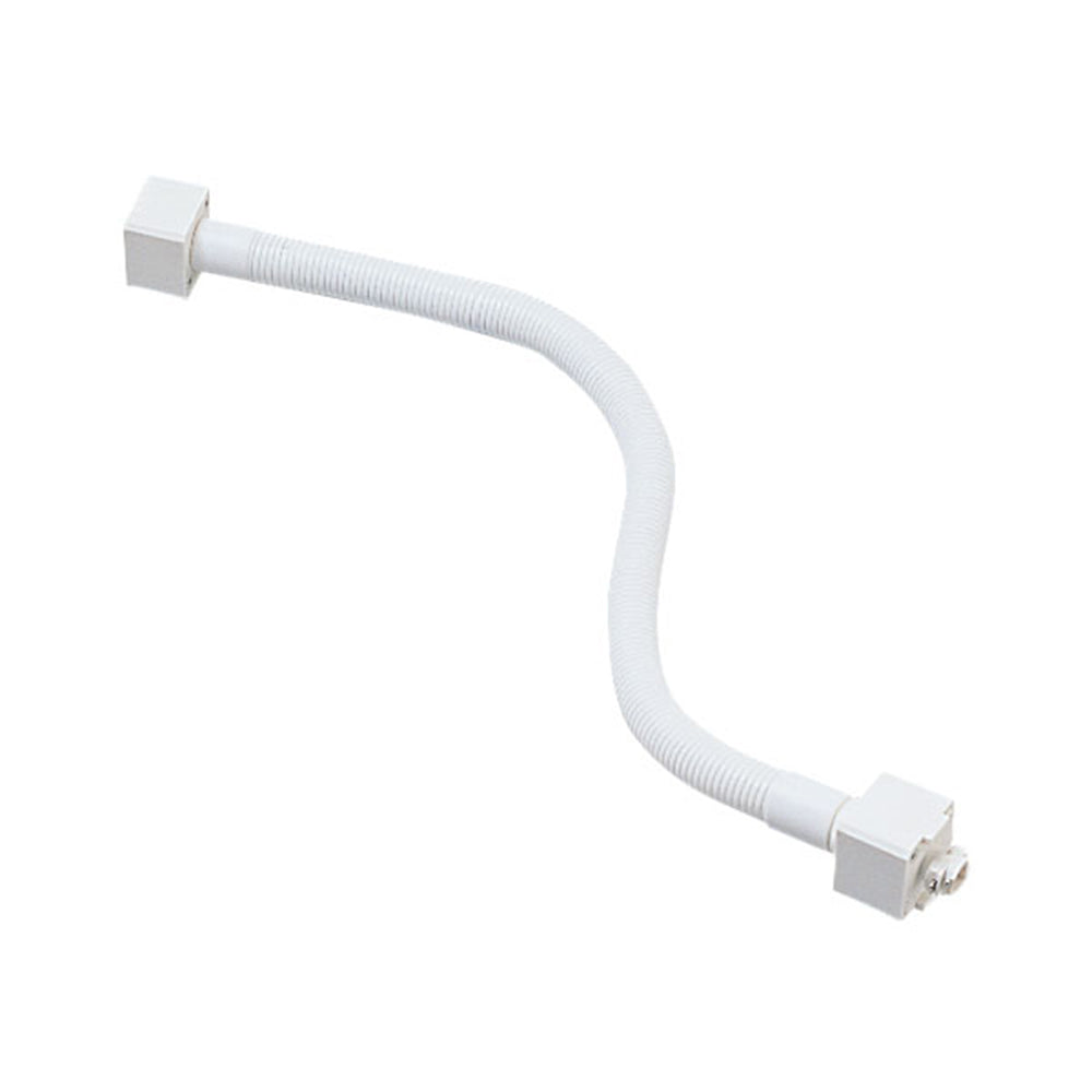 Nora Lighting NT-330W - Track - 18 Inch Flexible Extension Rod, 1 or 2 Circuit Track, White