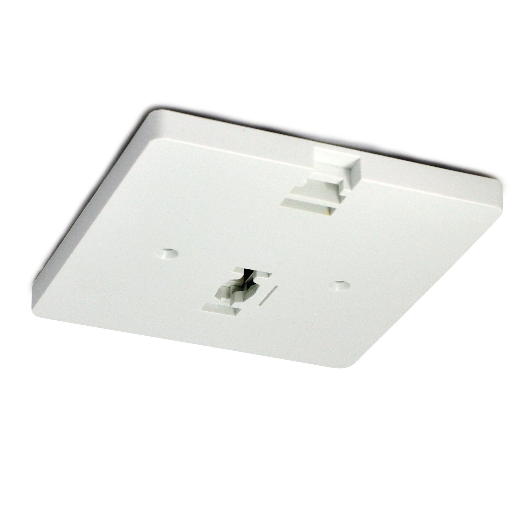 Nora Lighting NT-337W - Track - Monopoint Canopy Feed for Low Voltage Track Head, White