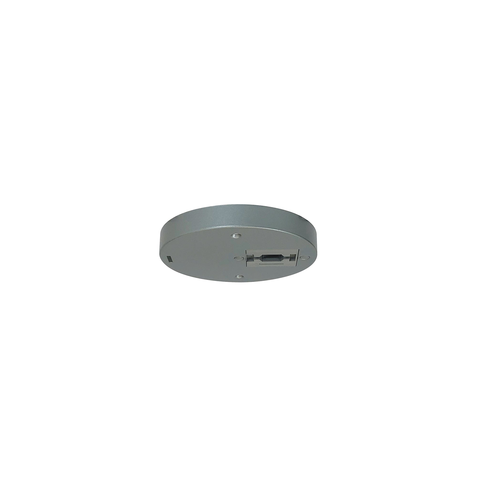 Nora Lighting NT-379S - Track - Round Monopoint Canopy for Aiden Track Head (NTE-850), Silver