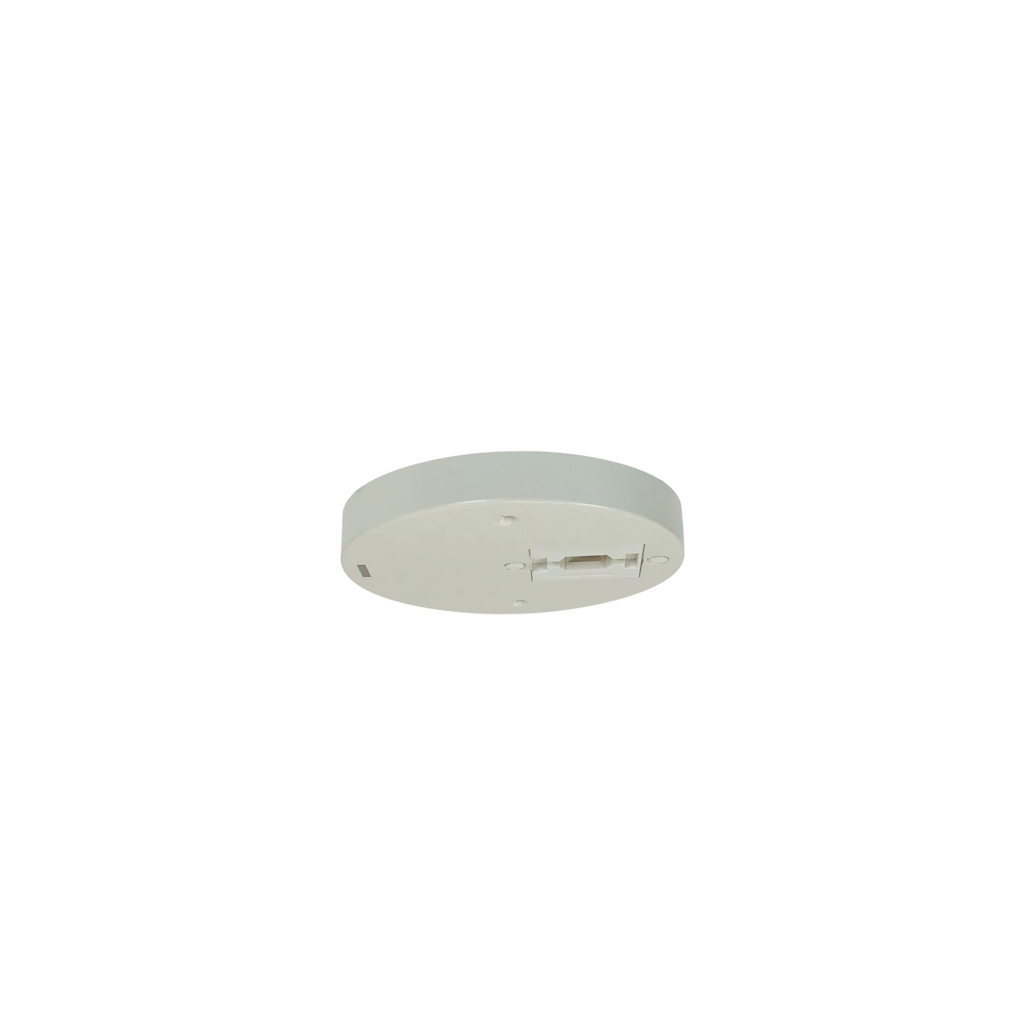 Nora Lighting NT-379W - Track - Round Monopoint Canopy for Aiden Track Head (NTE-850), White