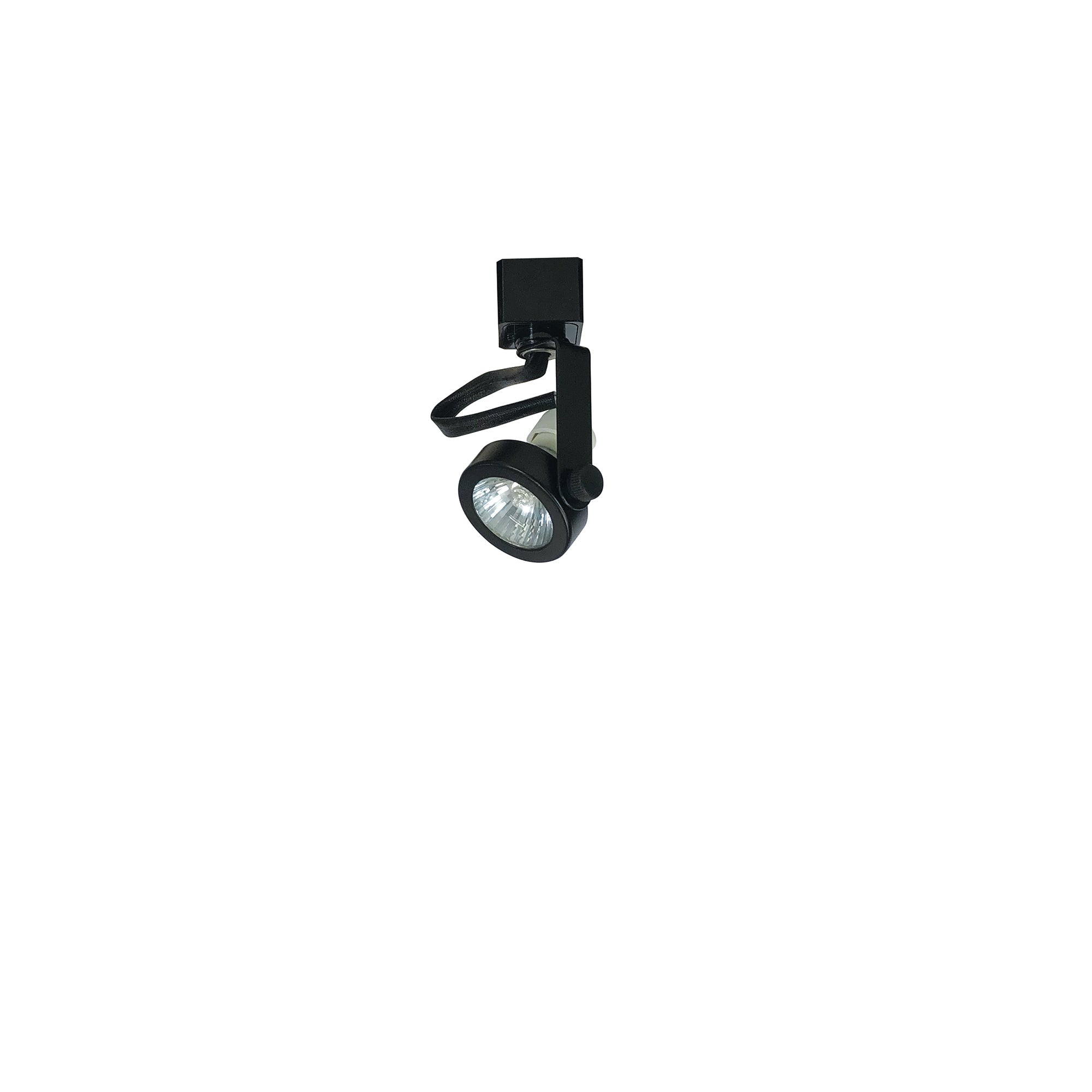 Nora Lighting NTH-697B/J - Track - Gimbal Ring Track Head, Line Voltage, MR16 GU10, J-style, Black