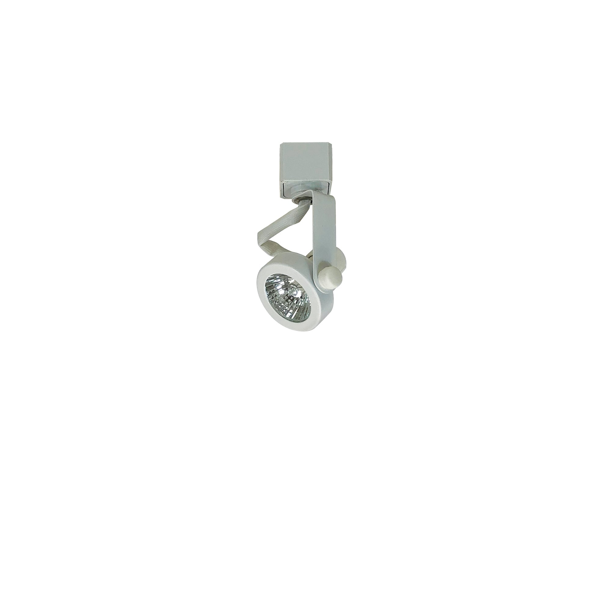 Nora Lighting NTH-697W/J - Track - Gimbal Ring Track Head, Line Voltage, MR16 GU10, J-style, White