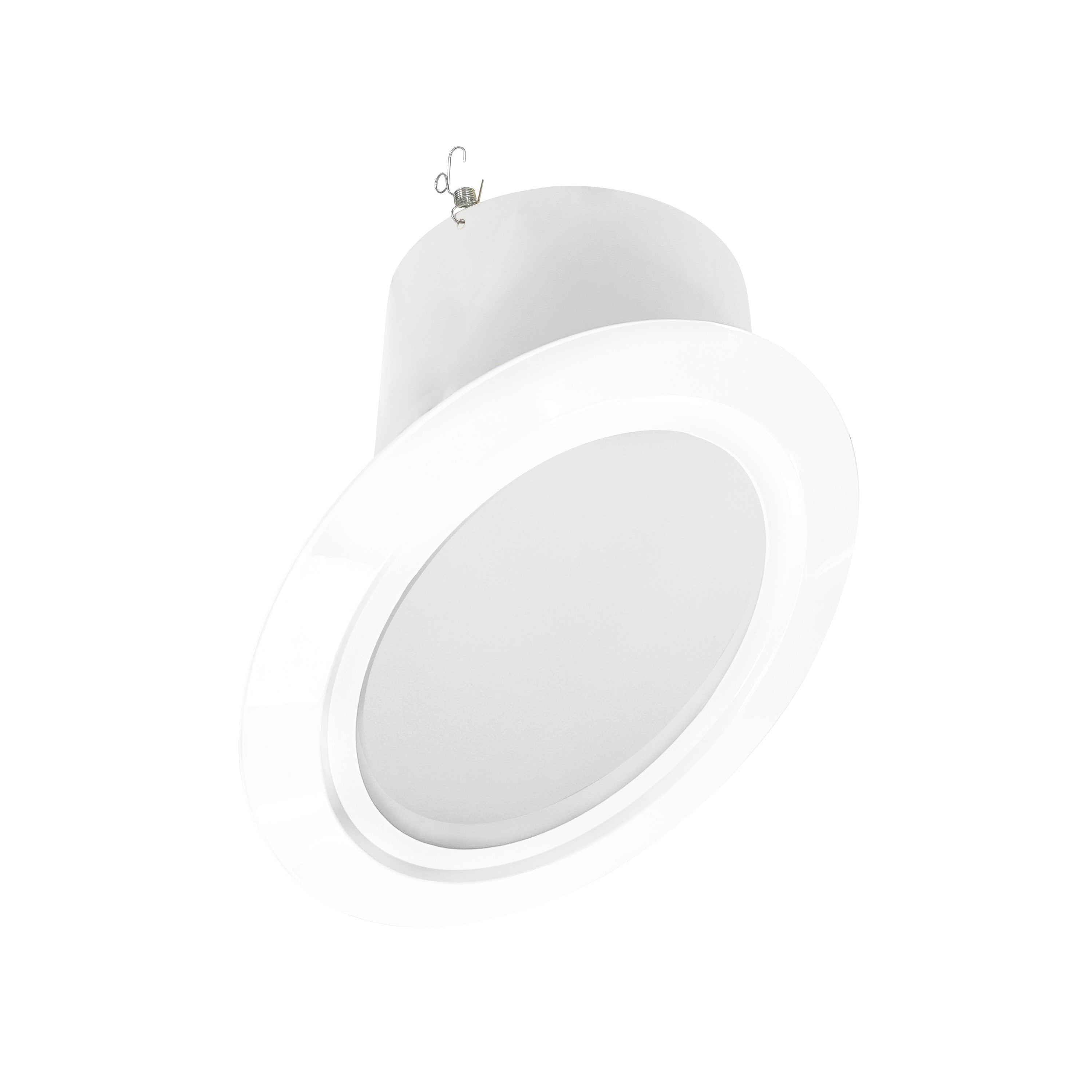 Nora Lighting NTM-616/45W - Recessed - 6 Inch Super Sloped Reflector Trim, White Reflector / White Flange