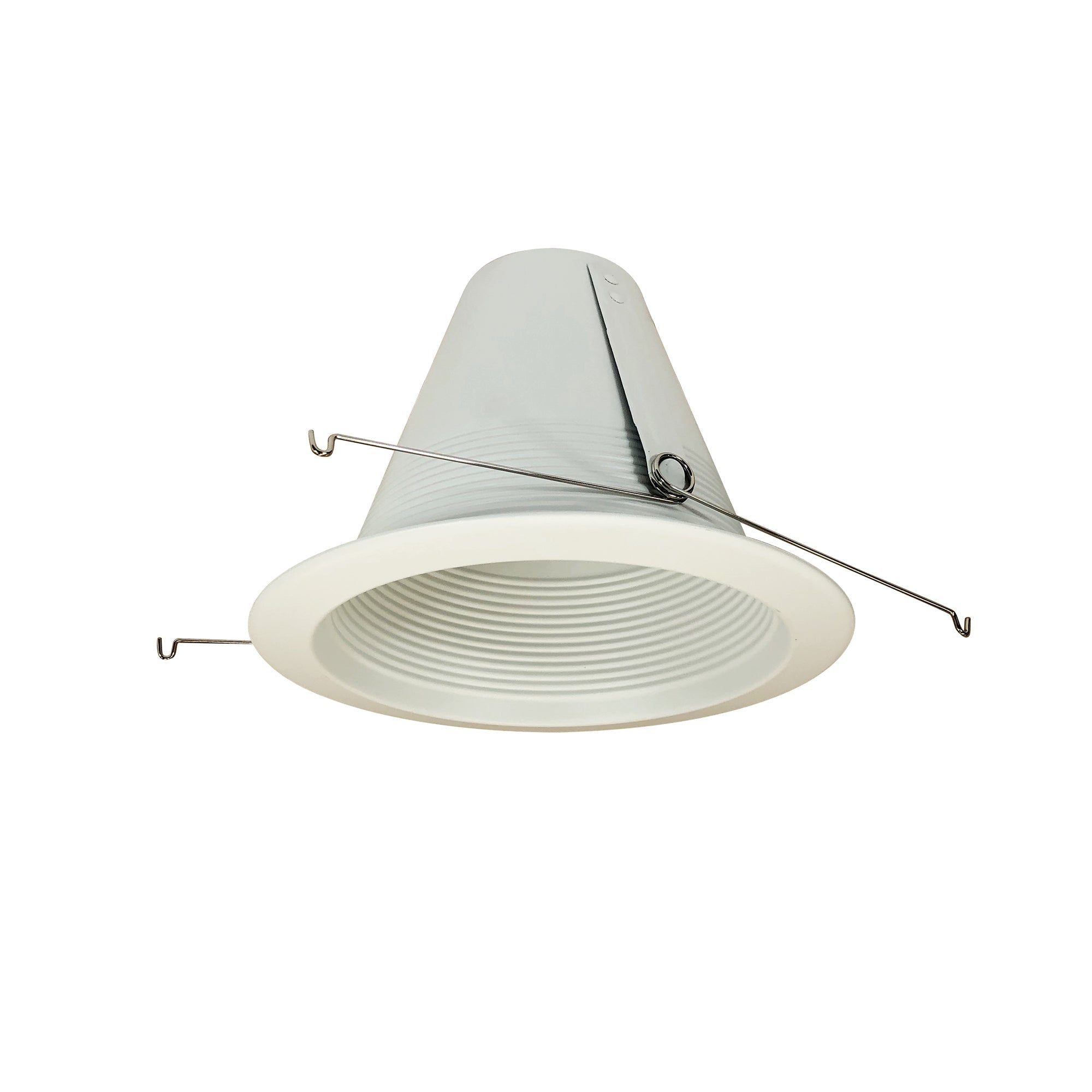 Nora Lighting NTM-713WAL - Recessed - 6 Inch Air-Tight Aluminum Baffle Cone w/ Flange, White