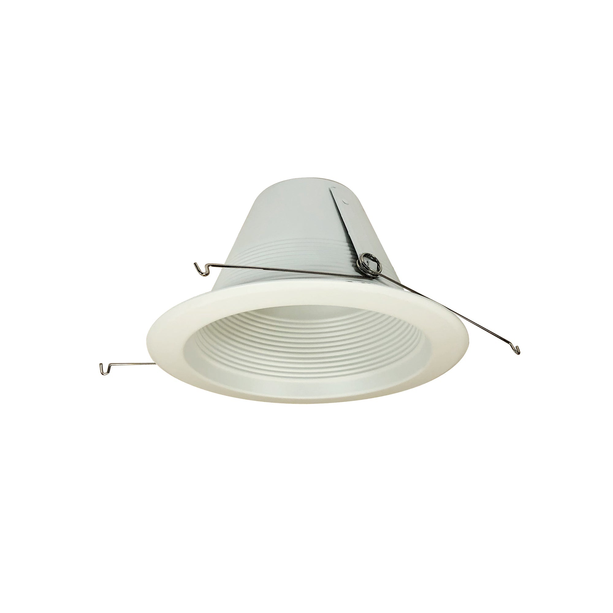 Nora Lighting NTM-716WAL - Recessed - 6 Inch Air-Tight Aluminum Shallow Baffle Cone, White